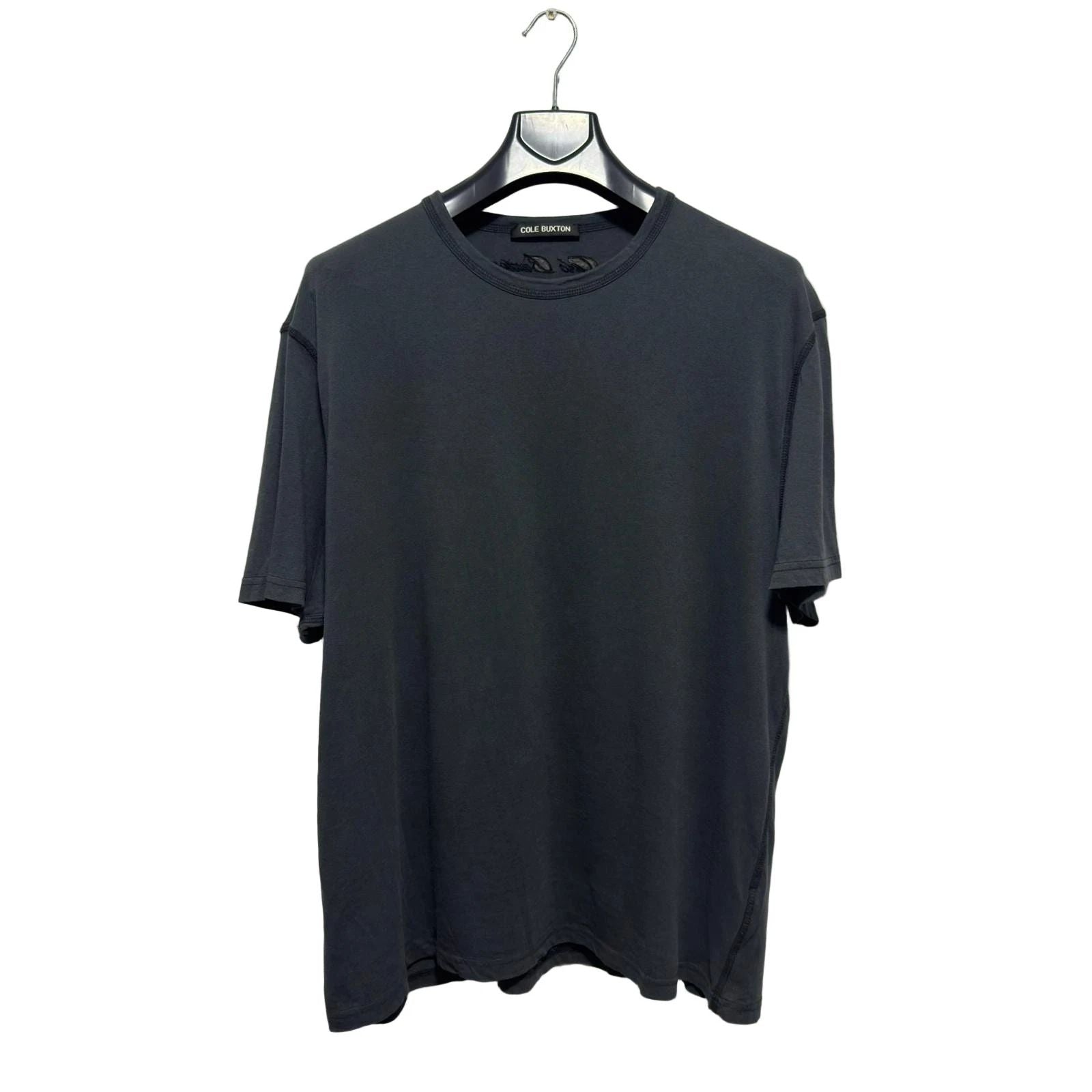 Cole Buxton Black Cole Logo Lightweight Oversized T-Shirt | Size XL FW25 RRP £85