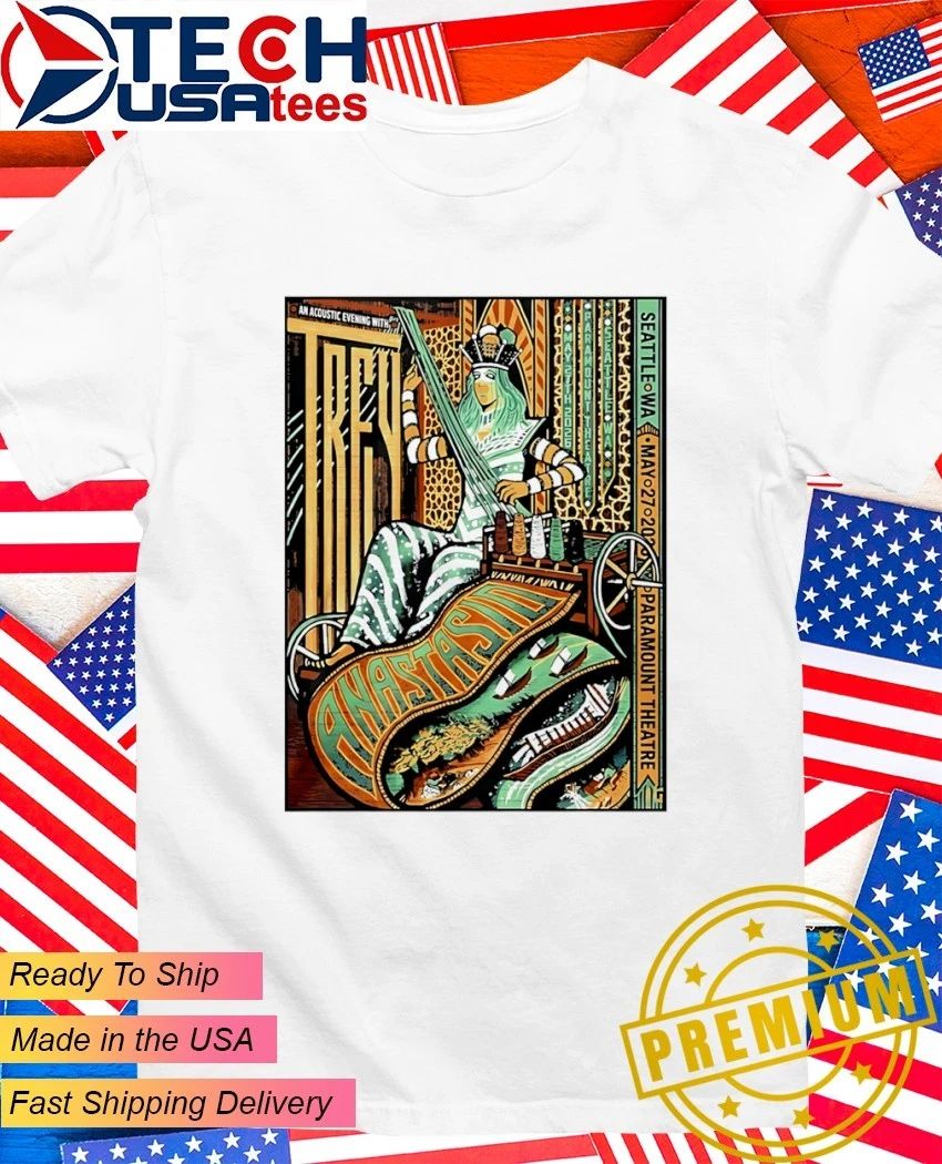Trey Anastasio May 27 2026 in Seattle WA shirt