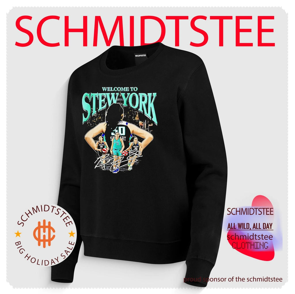 New York Liberty Breanna Stewart Welcome To Stew York signature shirt