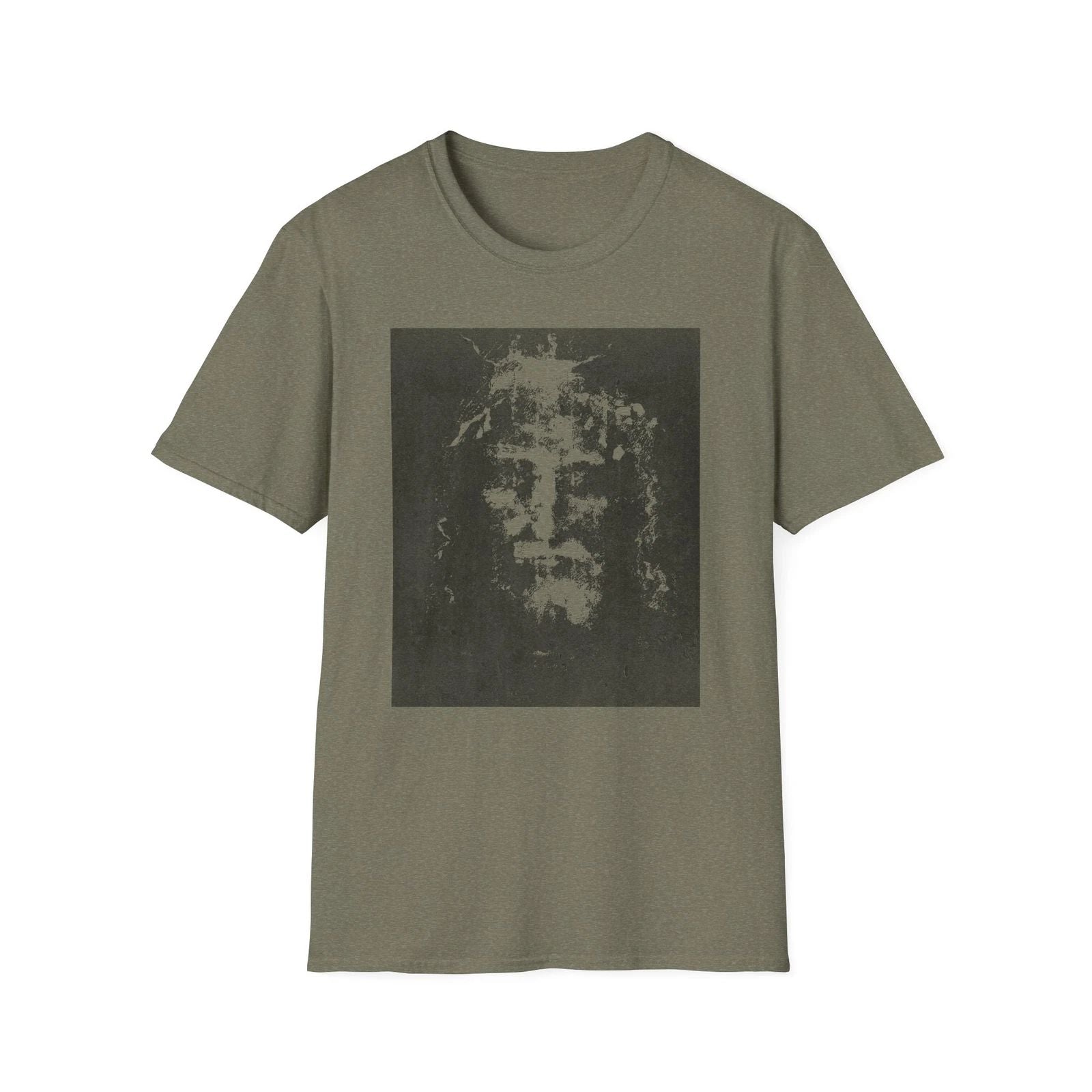 Shroud of Turin Jesus Christ Face Unisex TShirt Christian Faith Tee Shirt