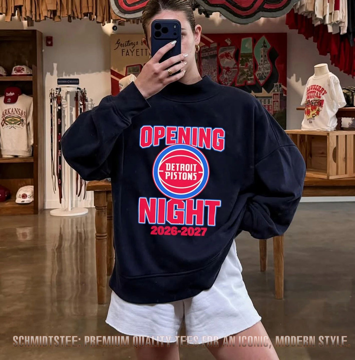 Detroit Pistons NBA Opening Night 2026-2027 shirt