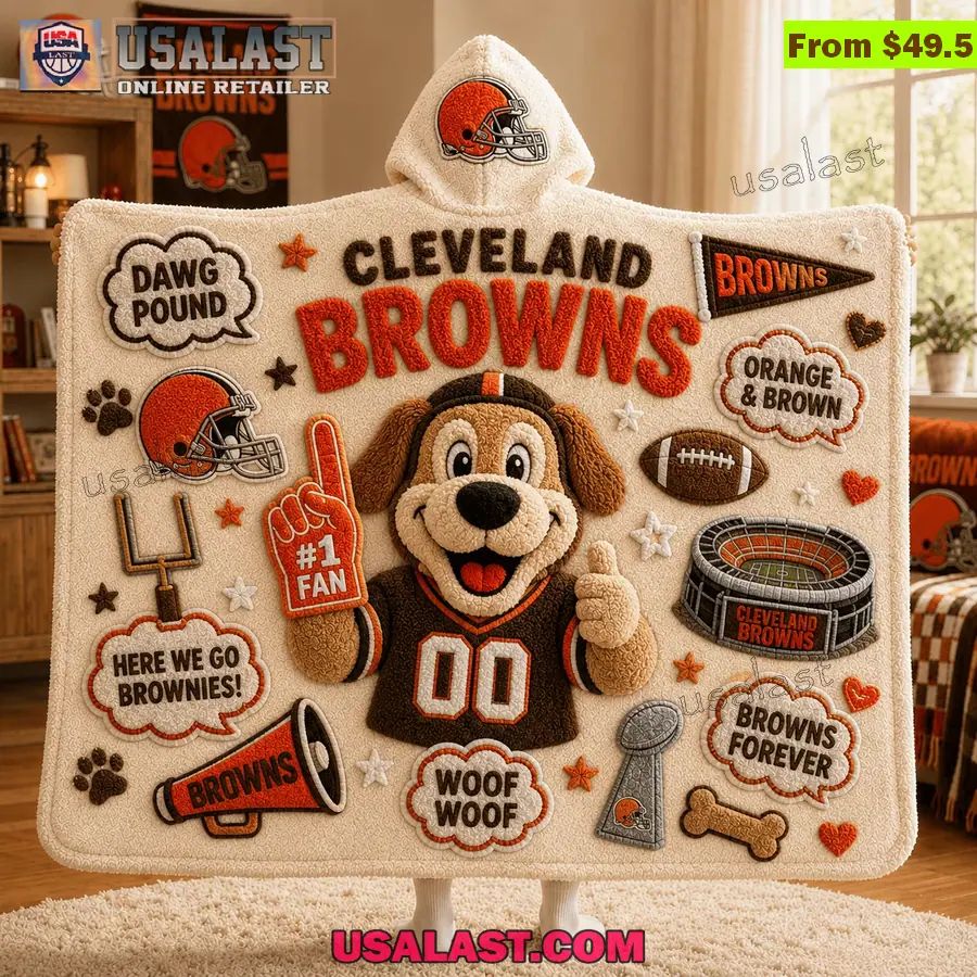 Cleveland Browns Limited Edition Hooded Blanket