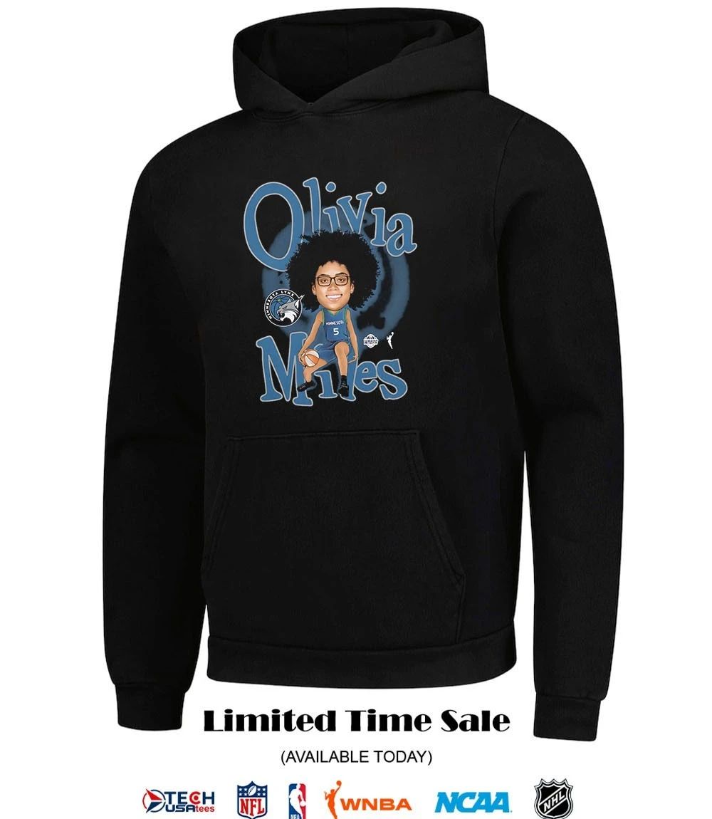 Olivia Miles Draft Minnesota Lynx 2026 WNBA caricature shirt