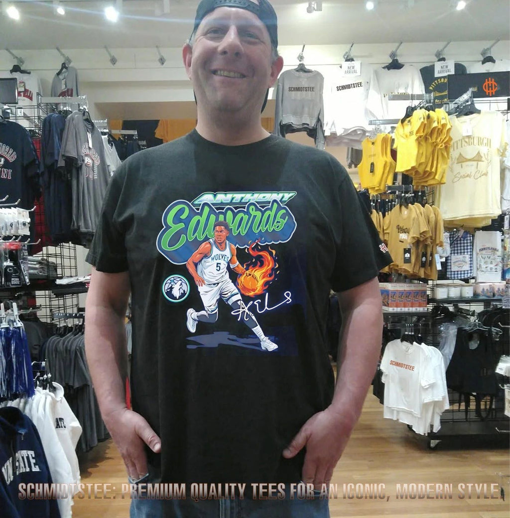 Anthony Edwards Minnesota Timberwolves Cursive Script Signature shirt