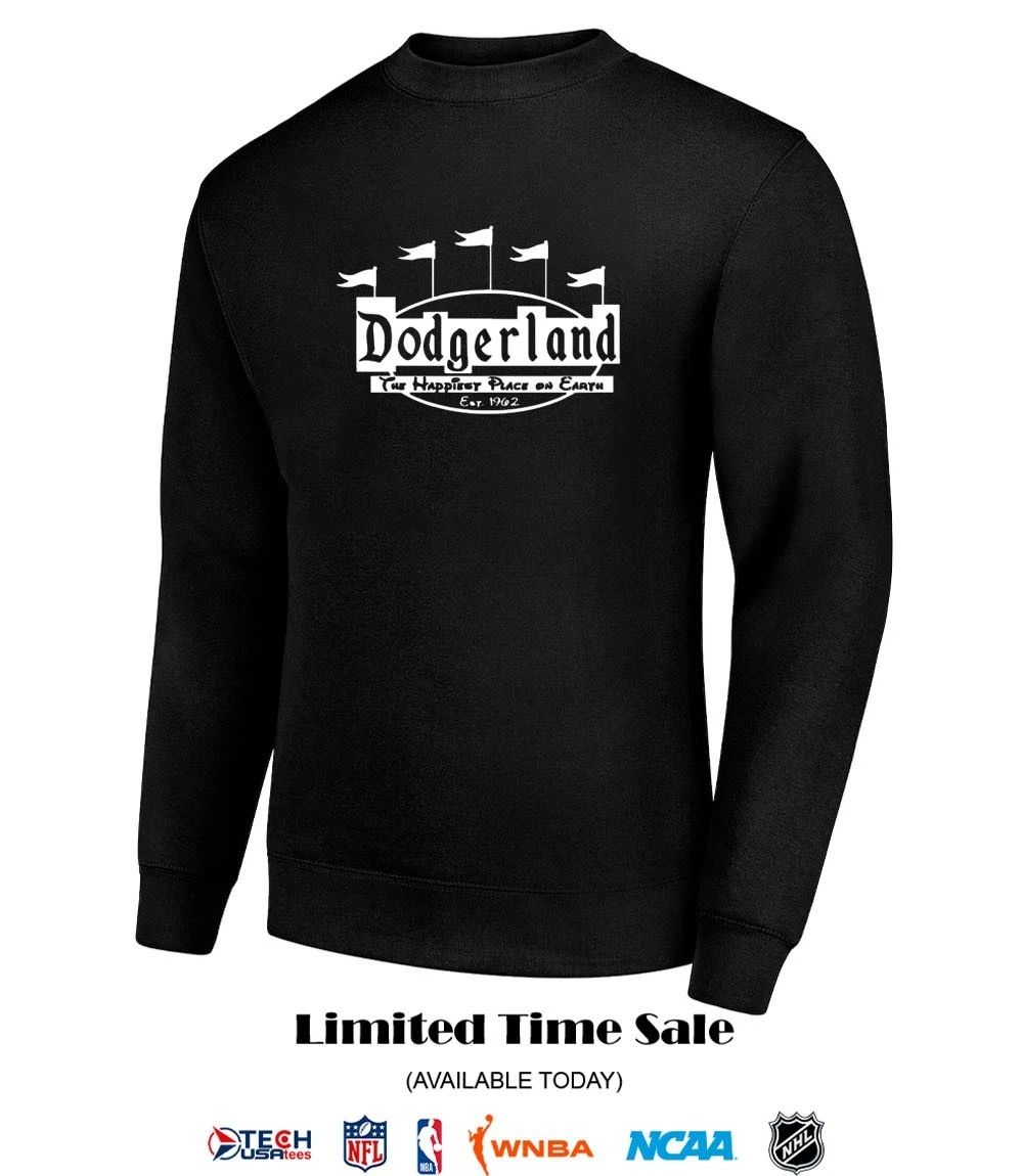 Dodgerland the Happiest Place on Earth 1962 T-shirt