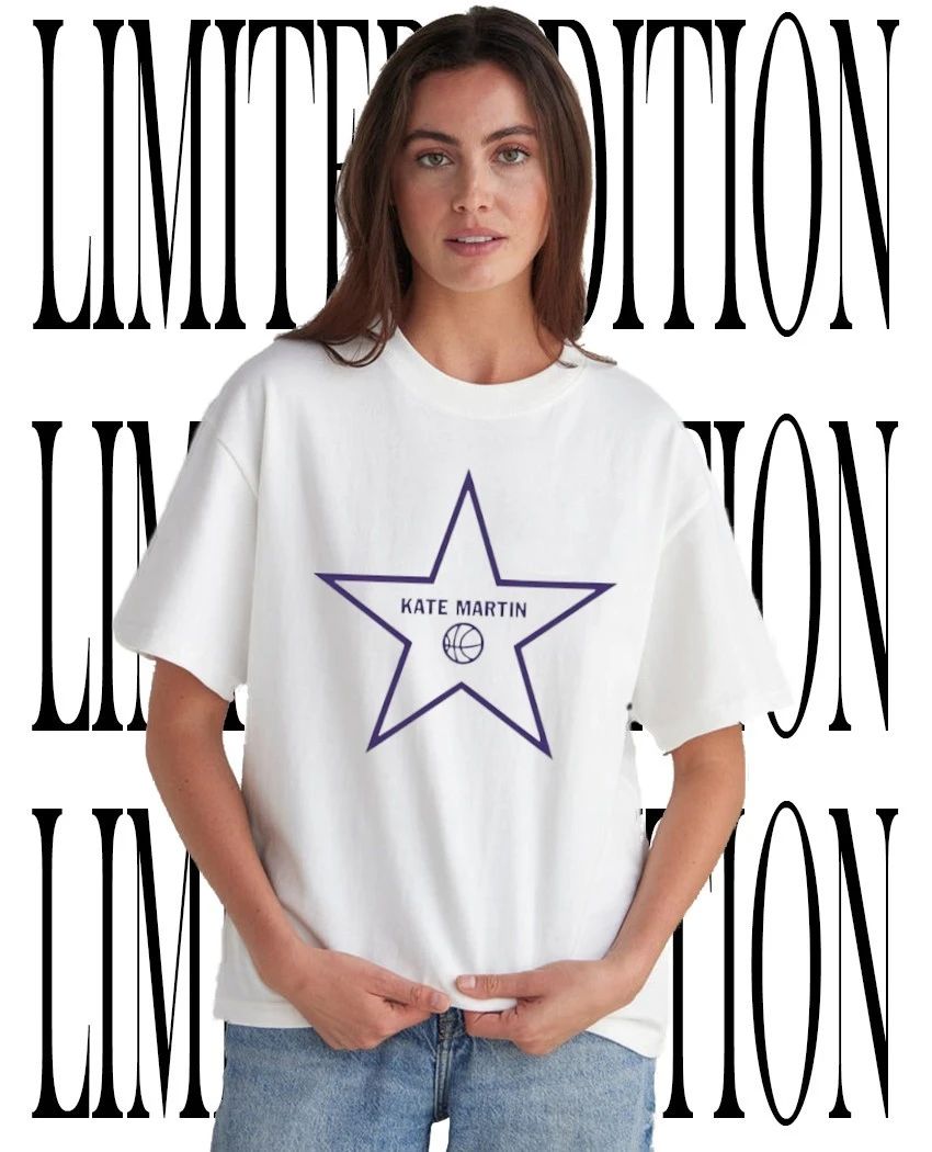Kate Martin Basketball Star logo shirt