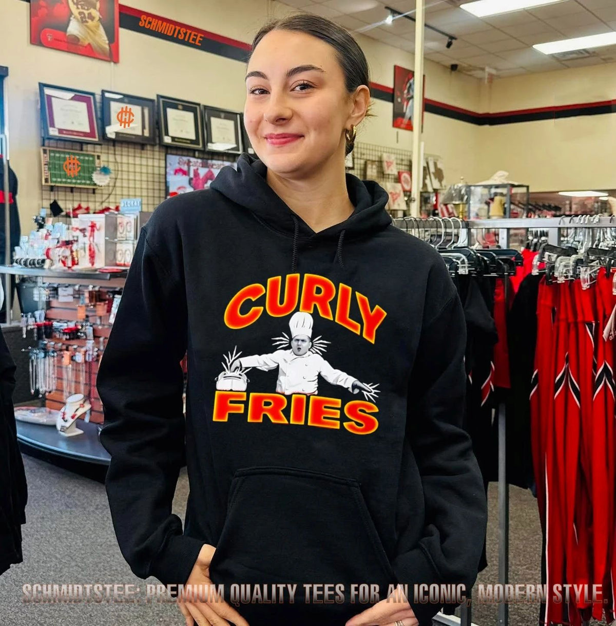 The Three Stooges Curly Fries 90s shirt