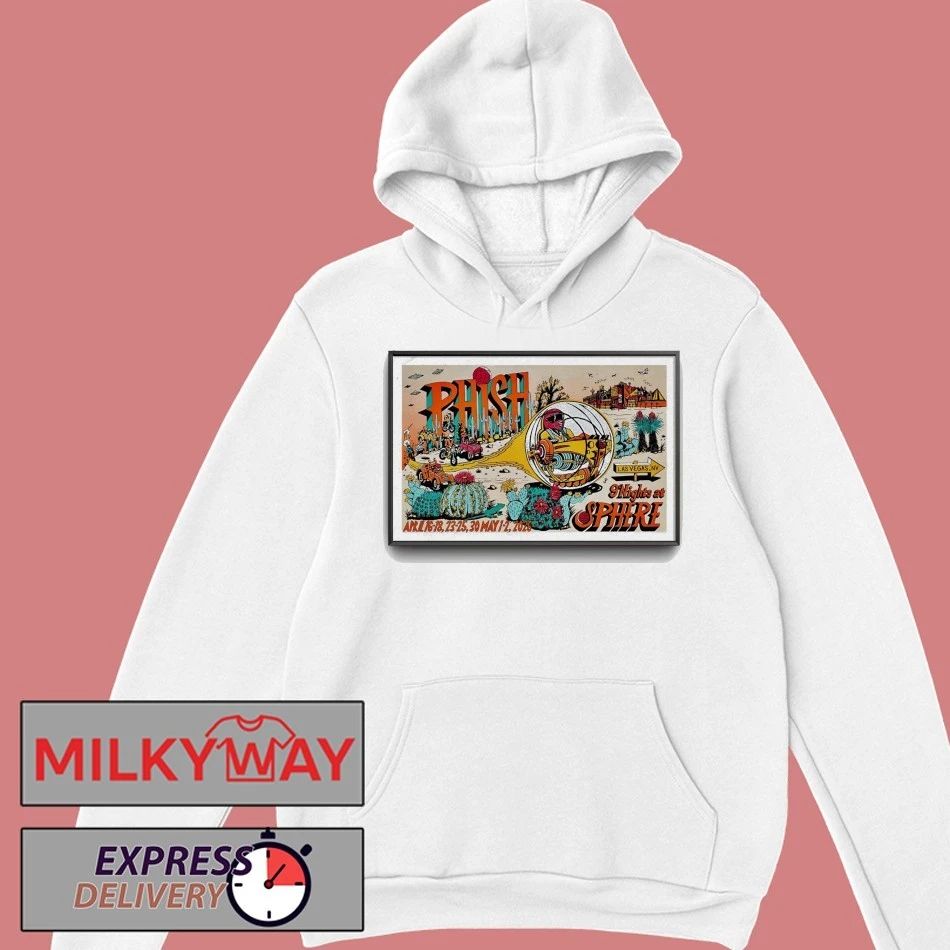 Phish Las Vegas, NV 4 16-4 18 2026 Poster shirt