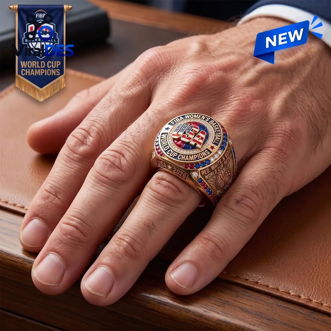 USA Basketball FIBA Women’s World Cup 2026 Ring