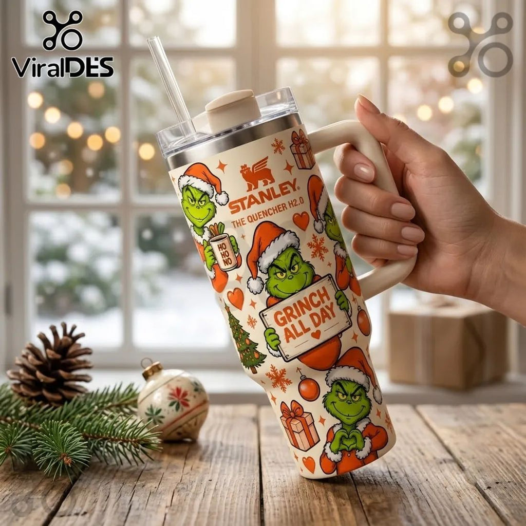 The Grinch Holiday 40oz Stanley FlowState Tumbler