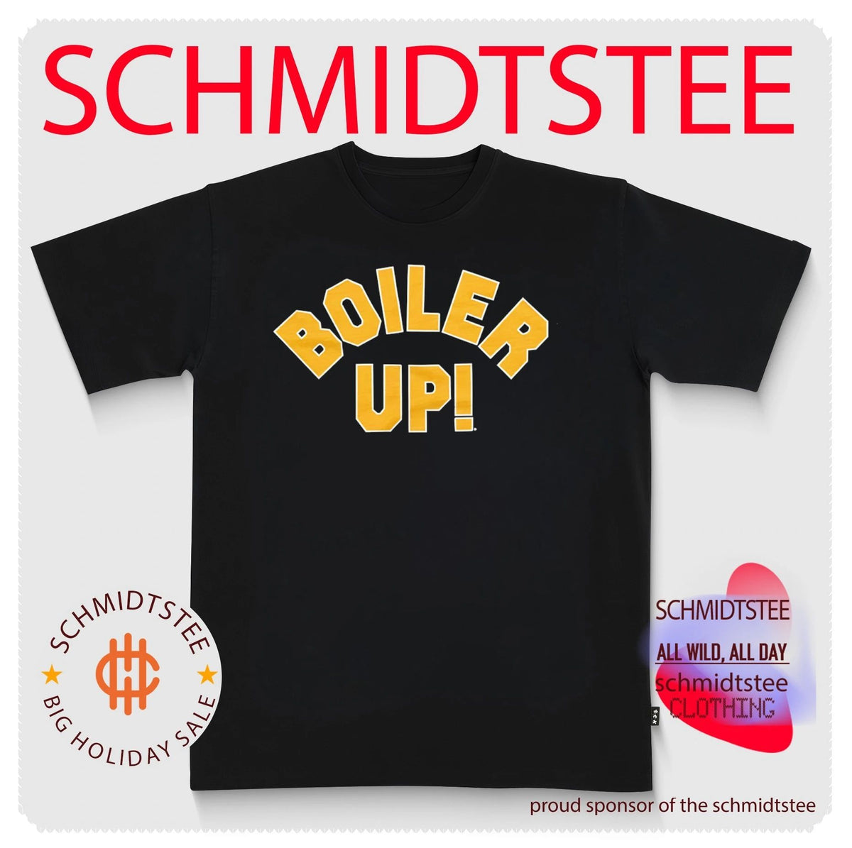 Purdue Boilermakers Boiler Up 2026 text classic shirt