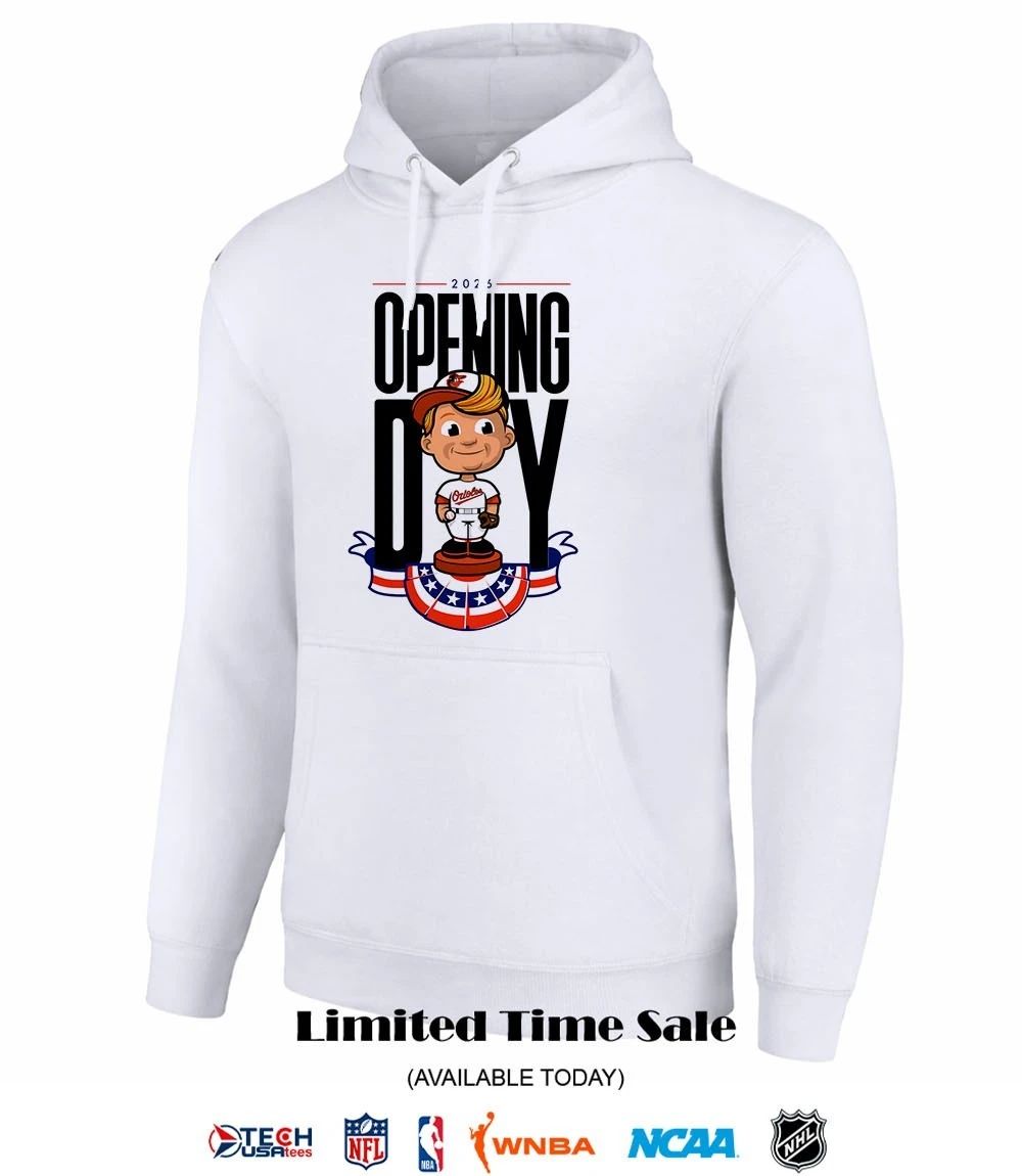 2026 Opening Day Baltimore Orioles bobblehead shirt