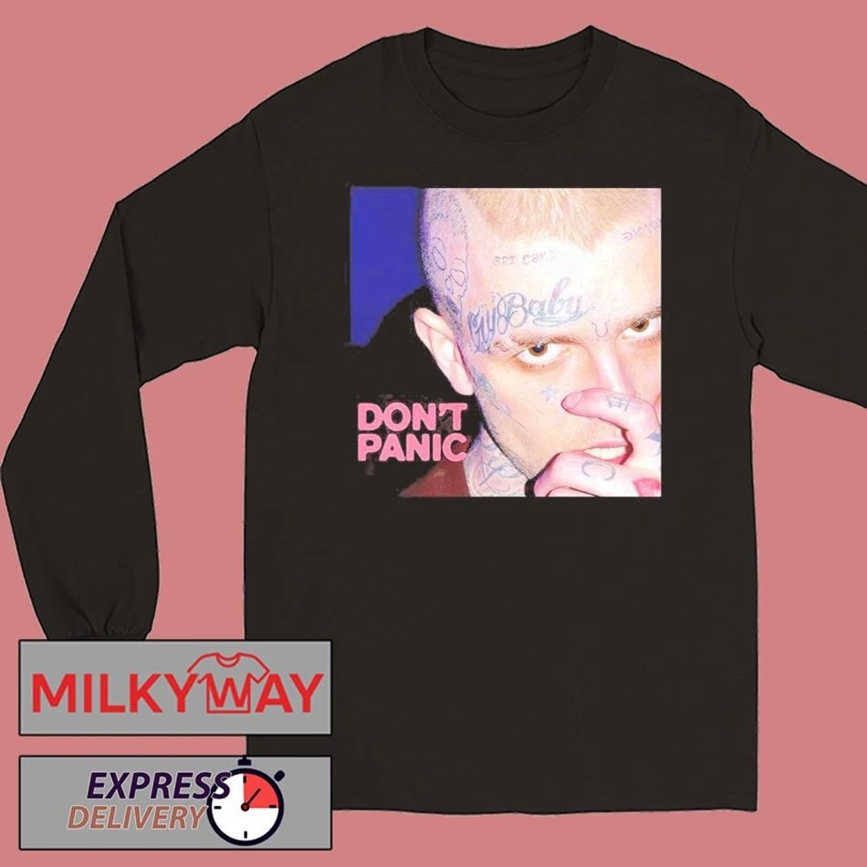 Lil Peep Don’t Panic Single Cover Unisex T-Shirt