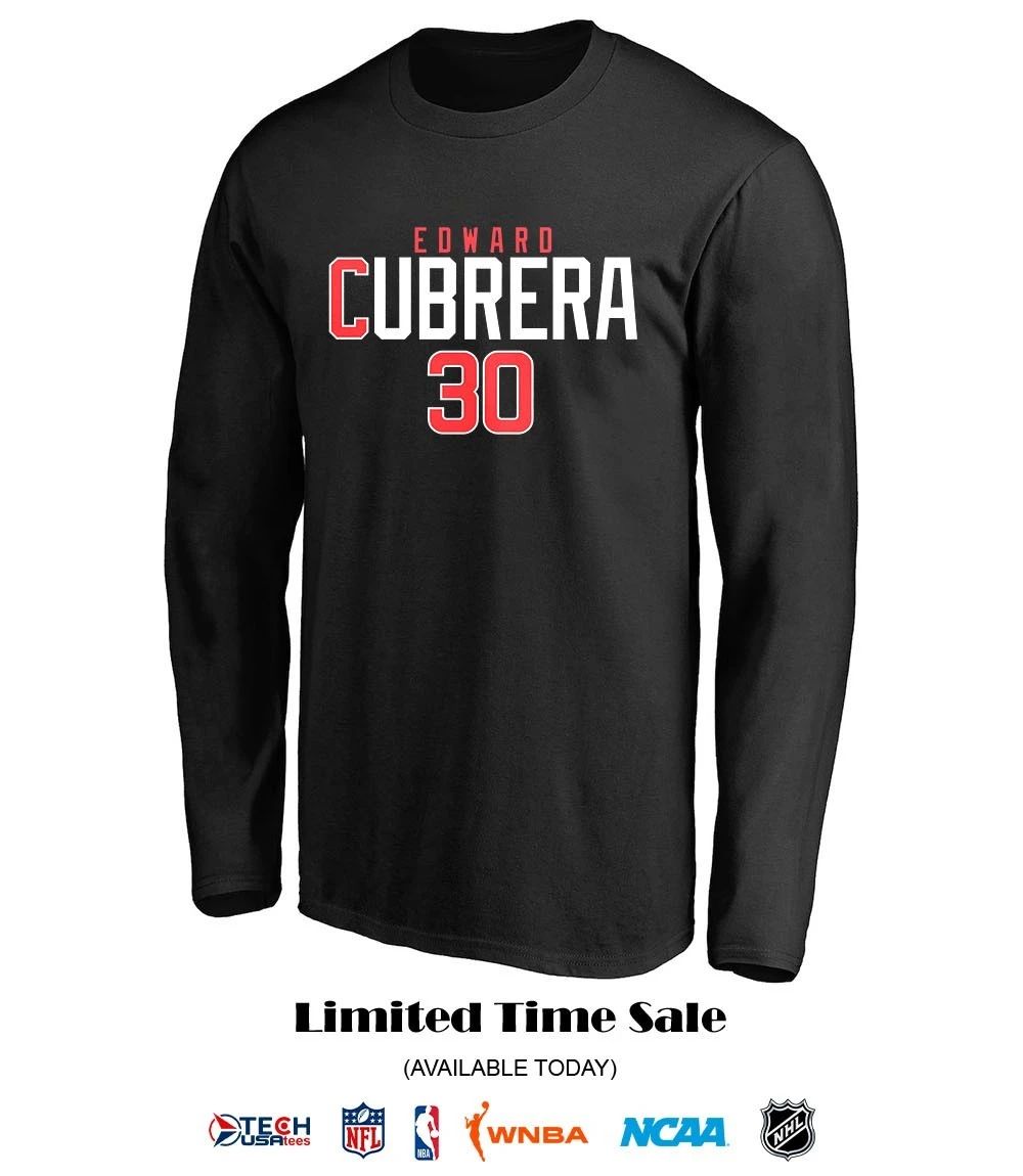 Edward Cabrera #30 Chicago Cubs Baseball shirt
