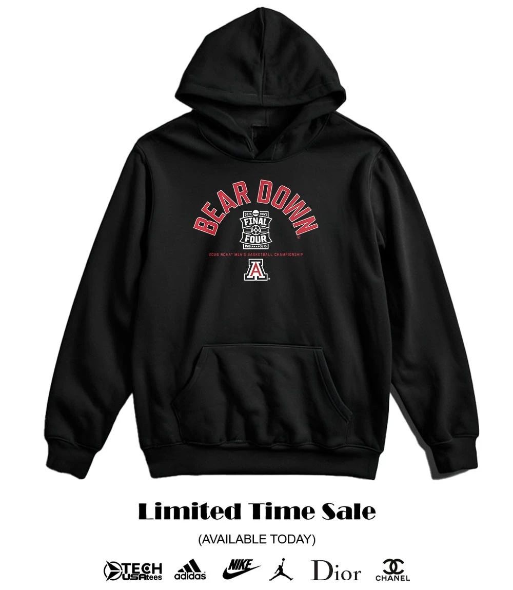 Arizona Wildcats Basketball Bear Down 2026 NCAA Final Four shirt