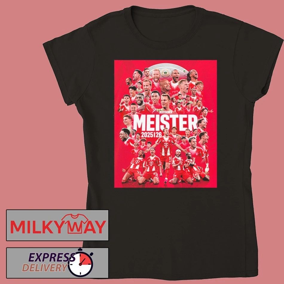 Congrats Bayern Munich Champions Bundesliga 2025 26 Deutscher Meister 2026 shirt