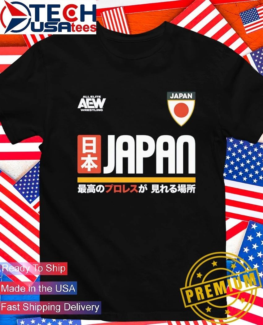 AEW Tournament Soccer Japan where the best wrestle shirt
