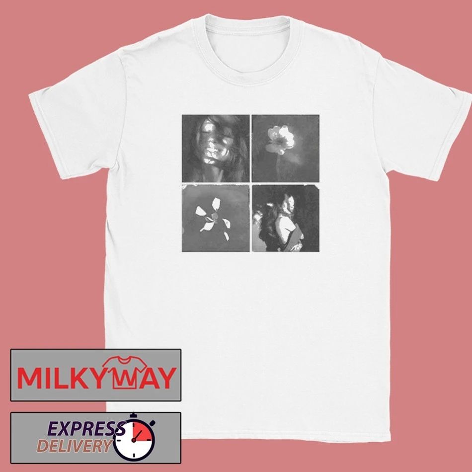 Ariana Grande Petal Album Merch Title Photo With Floral T-Shirt