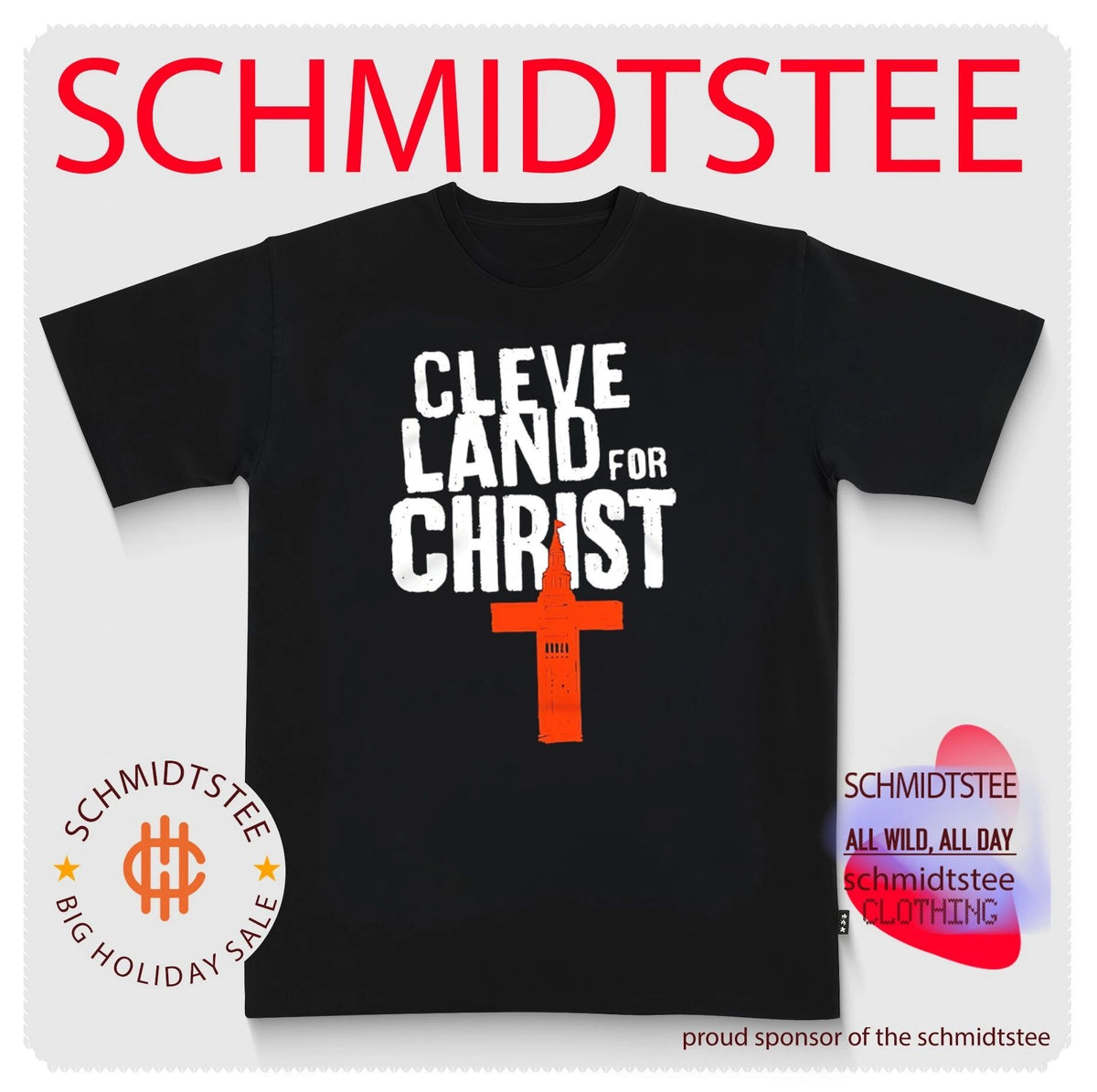 Cleveland Browns Cleveland For Christ Orange and Brown shirt