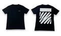 Oversized Off-White Tee Reprint Wave Diagonal Graphic Street Shirt S-5XL