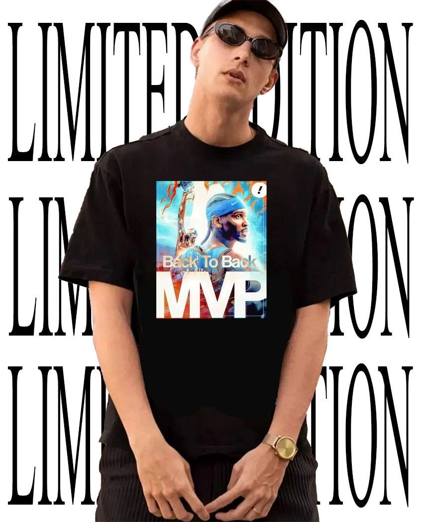 Back To Back MVP Shai Gilgeous-Alexander OKC Thunder 2026 shirt