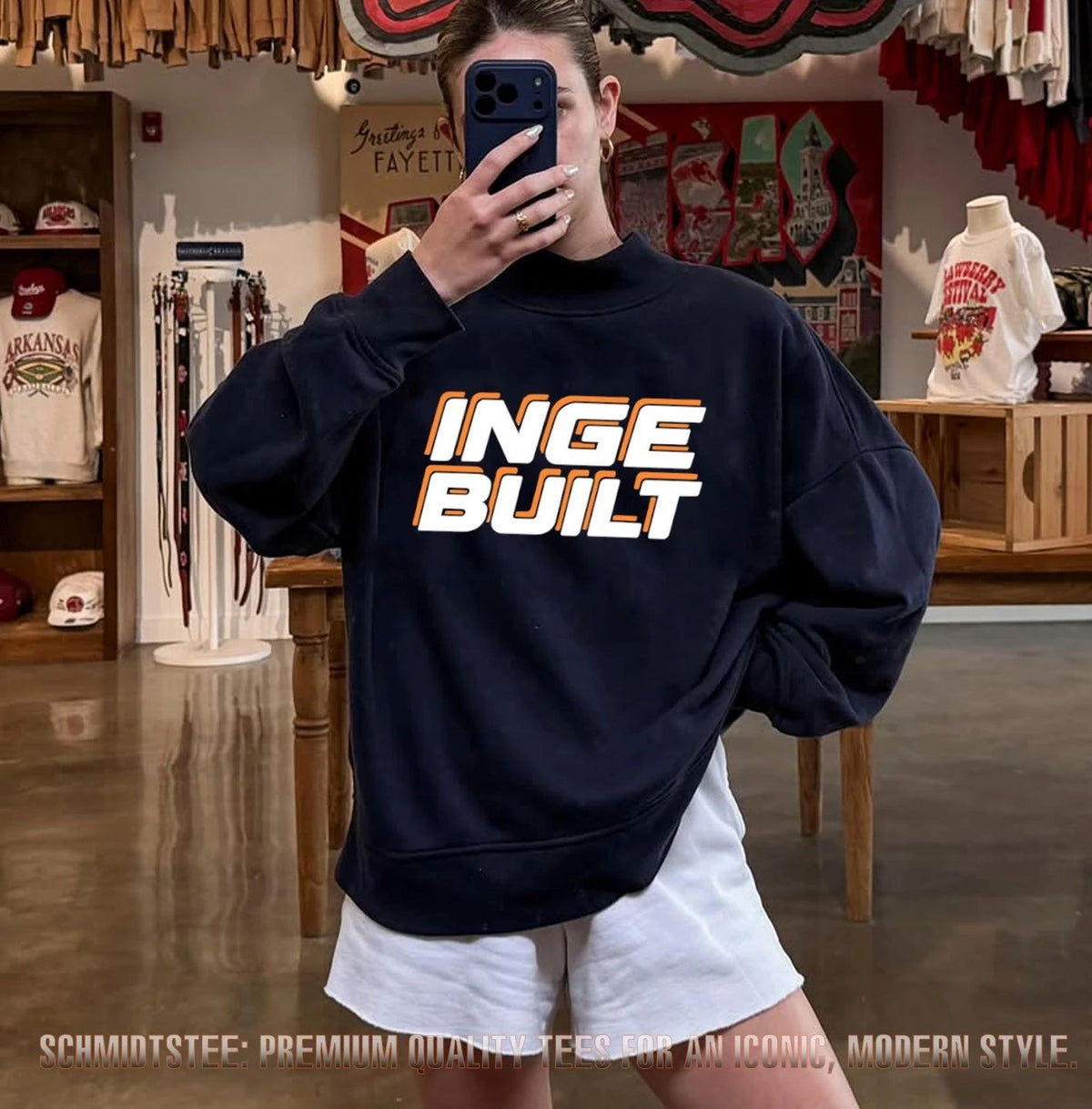 Jim Knowles with Inge Built Shirt