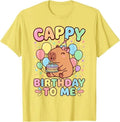 Cappy Birthday Capybara Birthday to Me T-Shirt