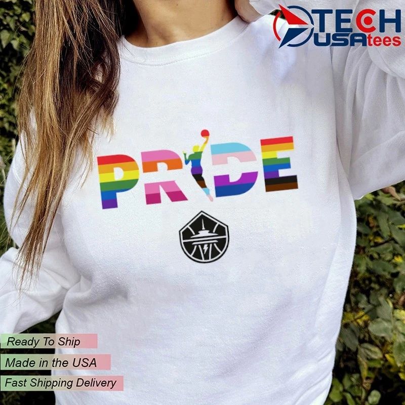 Seattle Storm WNBA Pride logo shirt