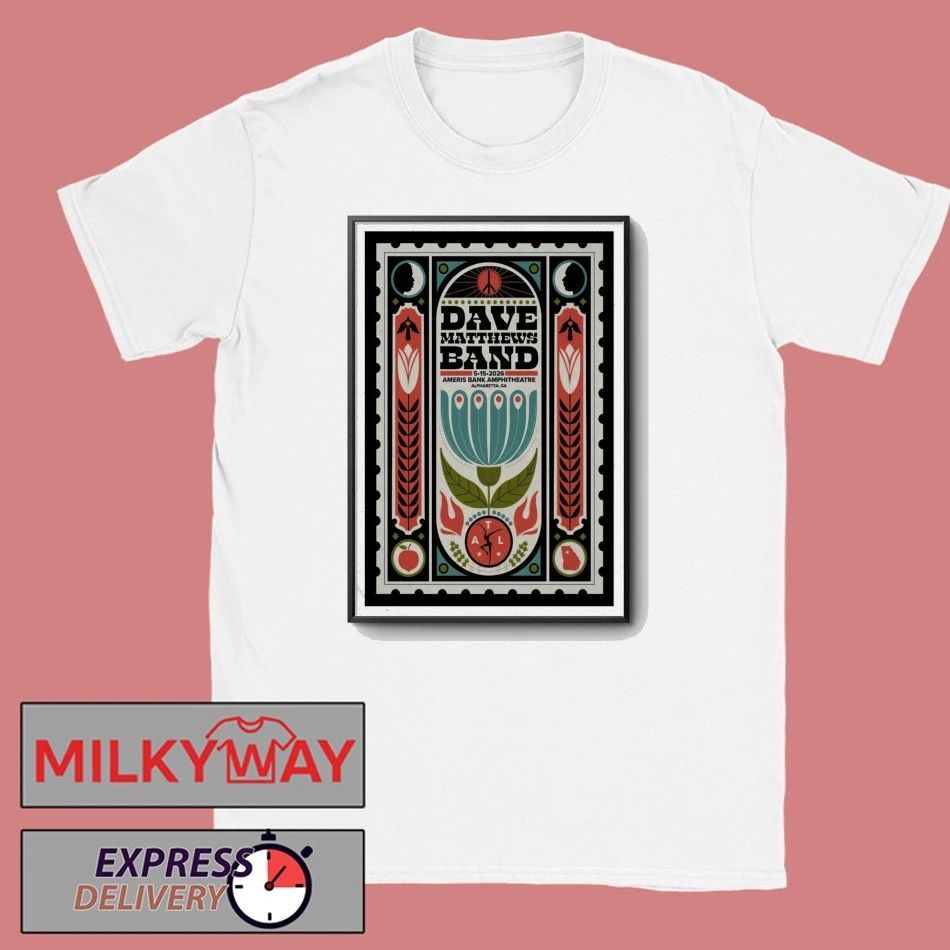 Dave Matthews Band Ameris Bank Amphitheatre Alpharetta May 15, 2026 Poster shirt