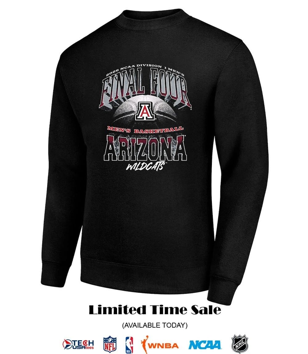 2026 NCAA Division I Men’s Basketball Final Four Arizona Wildcats shirt