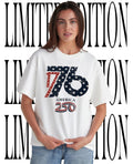 1776 America 250 United States flag shirt