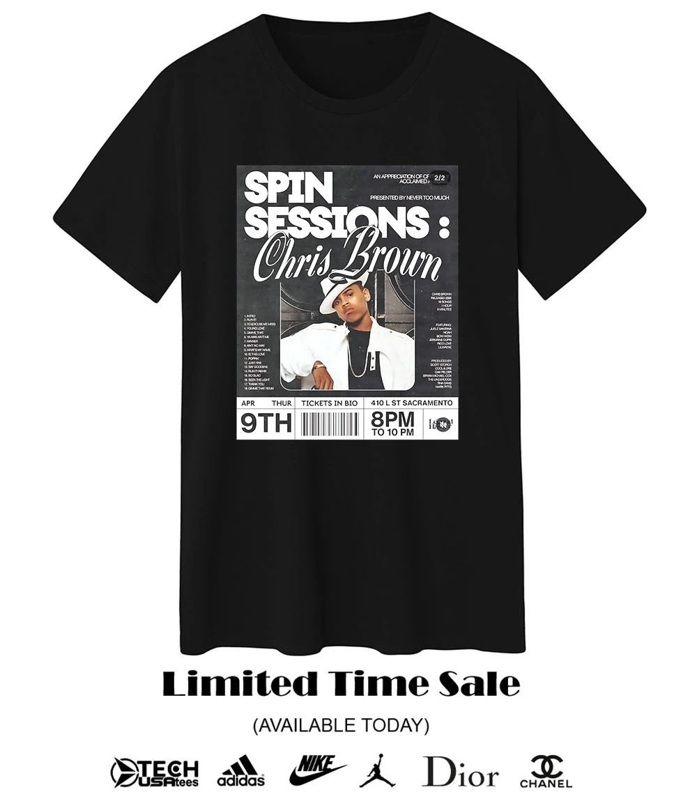 Spin Sessions Chris Brown shirt