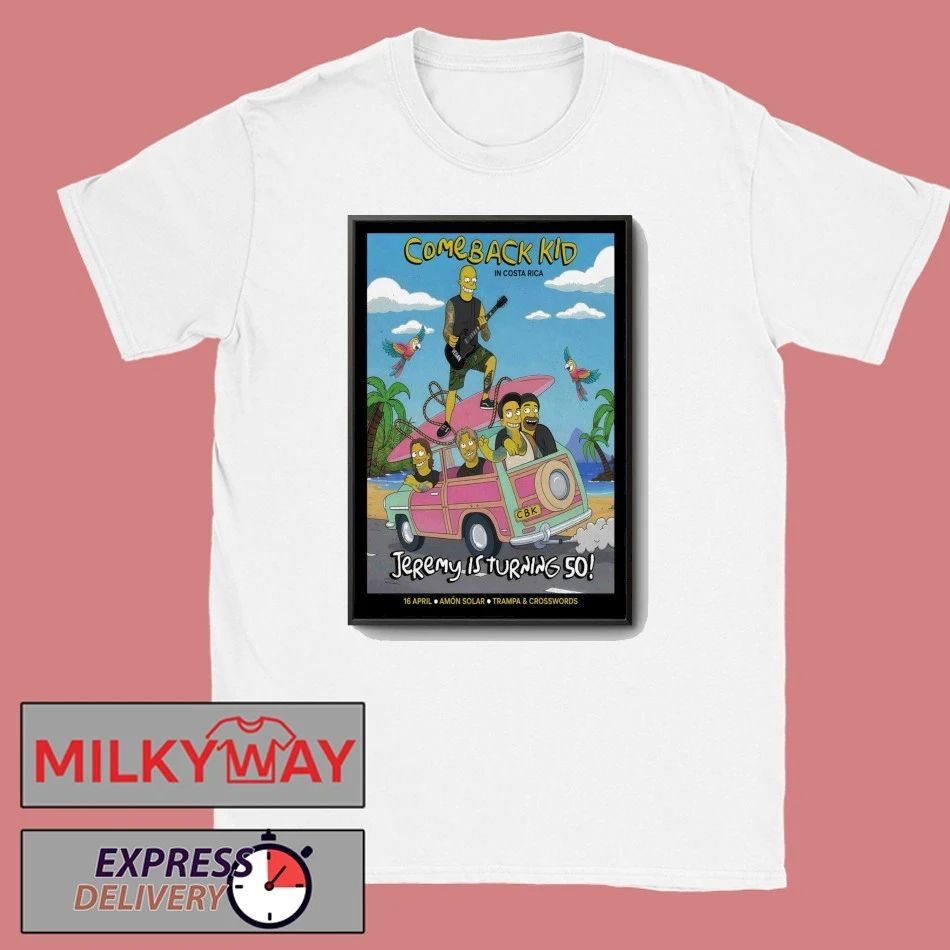 Comeback Kid Apr 16 2026 Amon Solar In San José Costa Rica Poster shirt