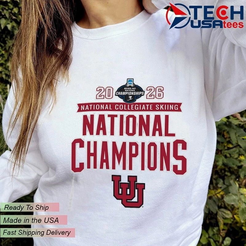 Utah Utes 2026 NCAA Skiing National Champions shirt