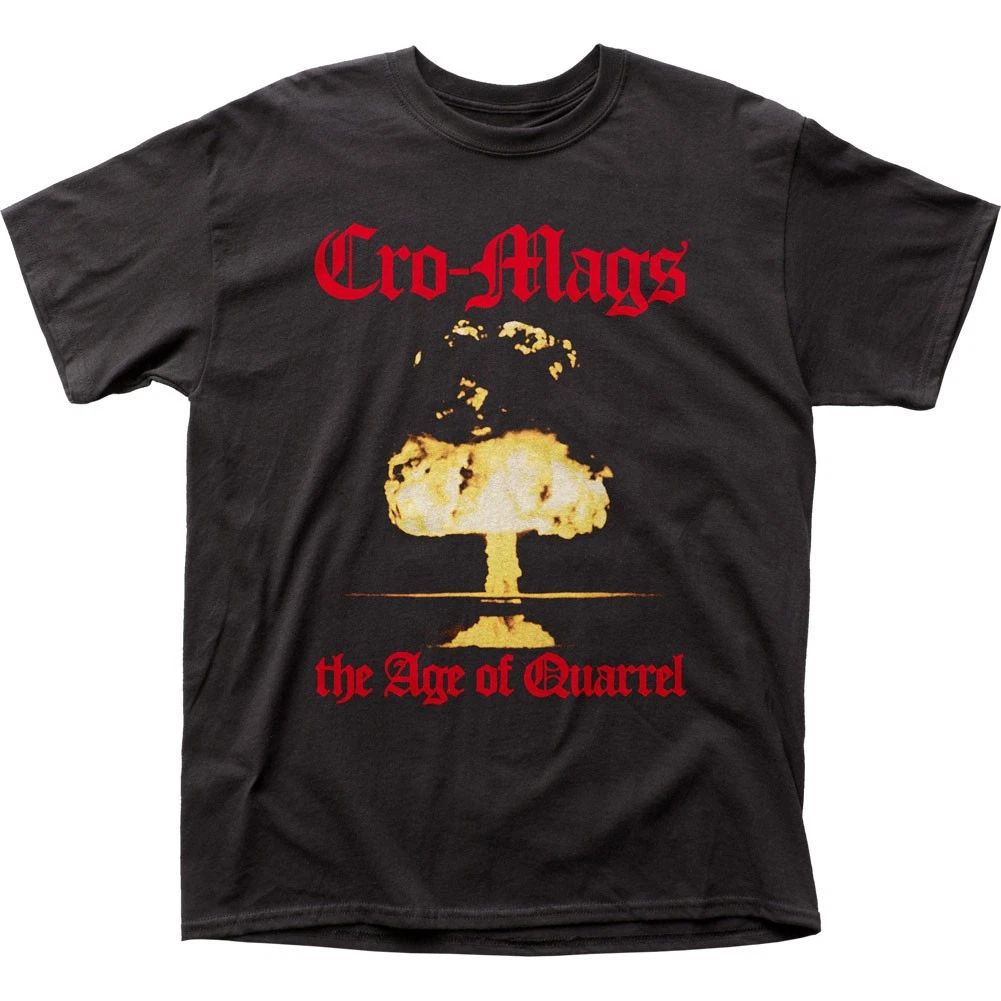 Cro-Mags The Age of Quarrel Mens T Shirt Music Classic Rock Band Tee New Black