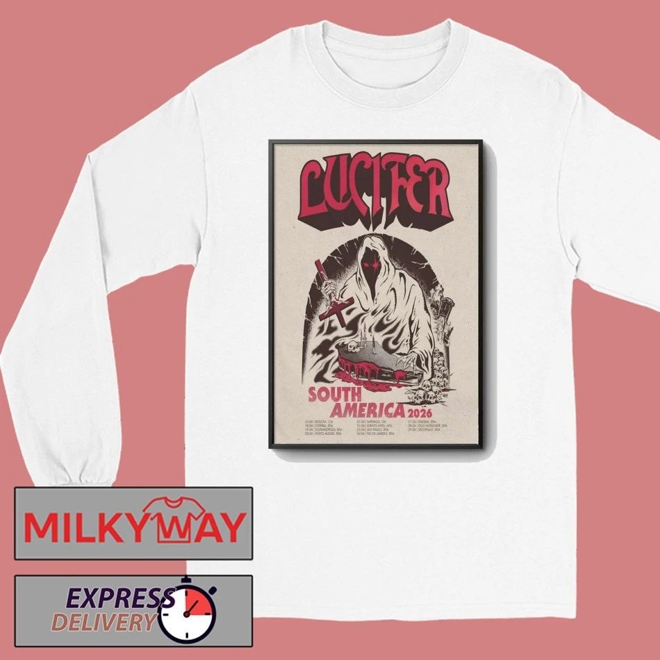Lucifer South America 2026 Tour Poster shirt