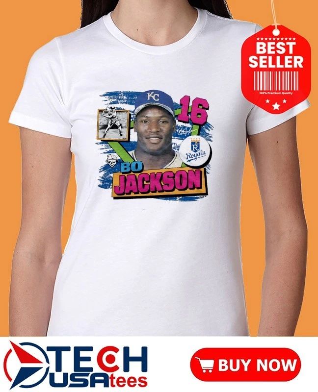 Bo Jackson Kansas City Royals Topps Baseball’s 75th Anniversary shirt
