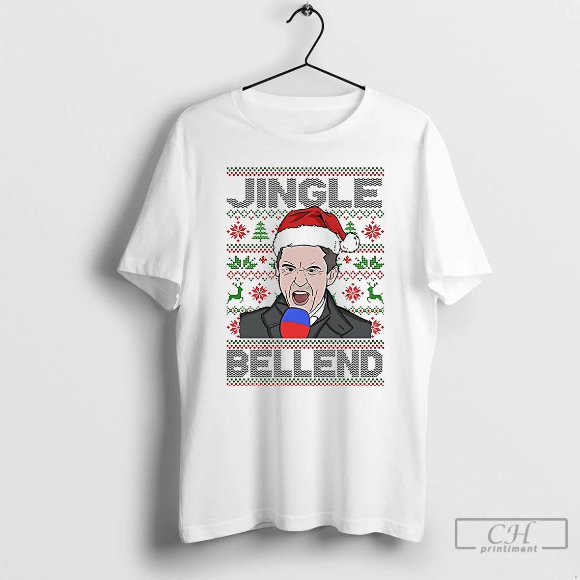 Classic Gary Neville Jingle Bell End Ugly Christmas T Shirts
