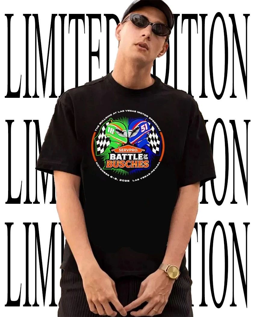 NASCAR Kyle Busch Kurt Busch 18 51 Battle of the Busches Las Vegas shirt