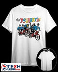The Aquabats on a bike shirt