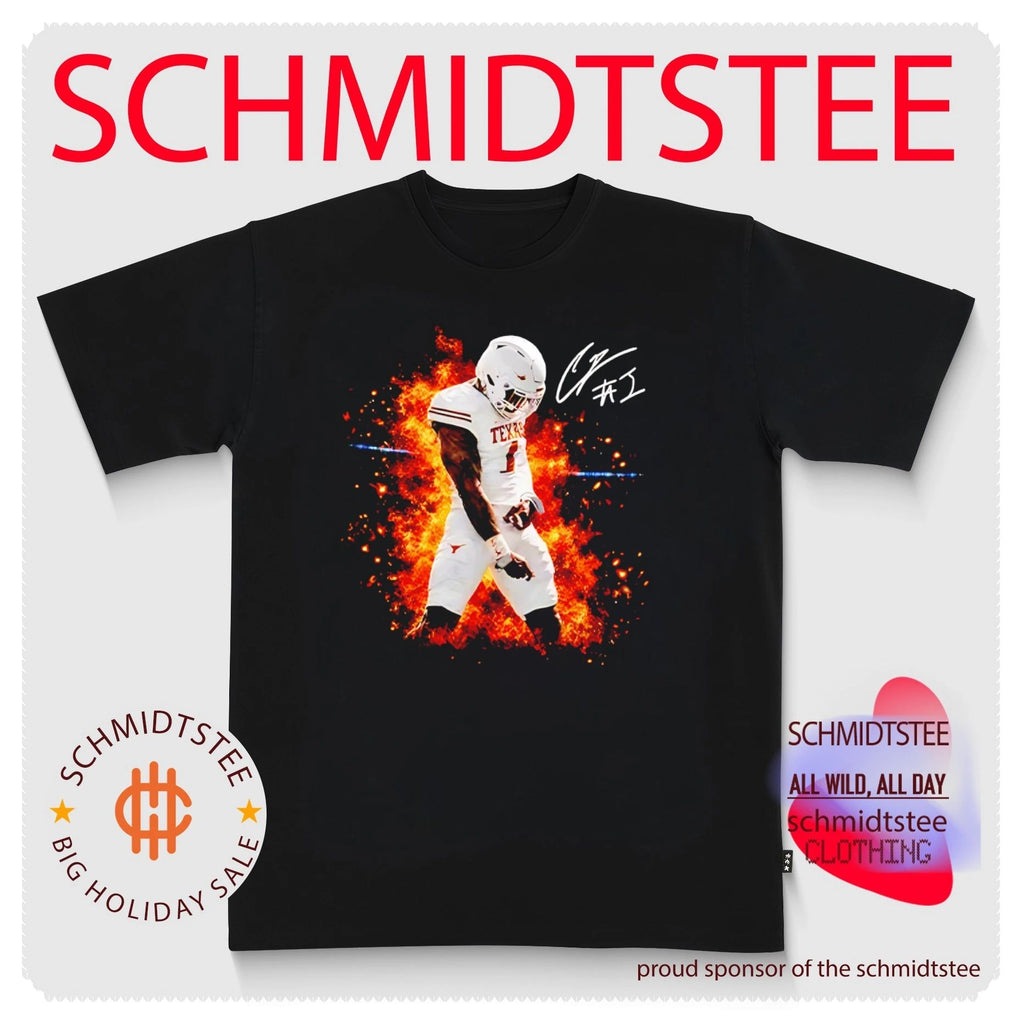 Colin Simmons Texas Football signature graphic shirt