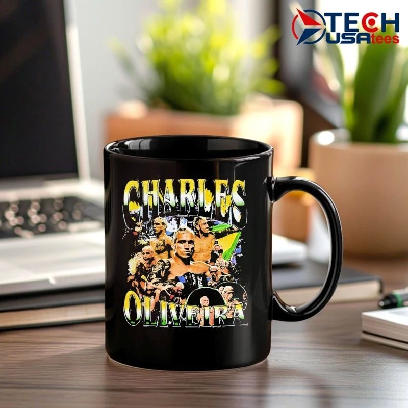 Charles Oliveira vintage graphic shirt