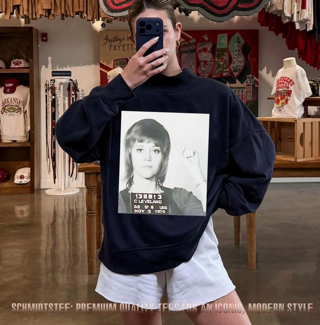 Jane Fonda Mugshot shirt