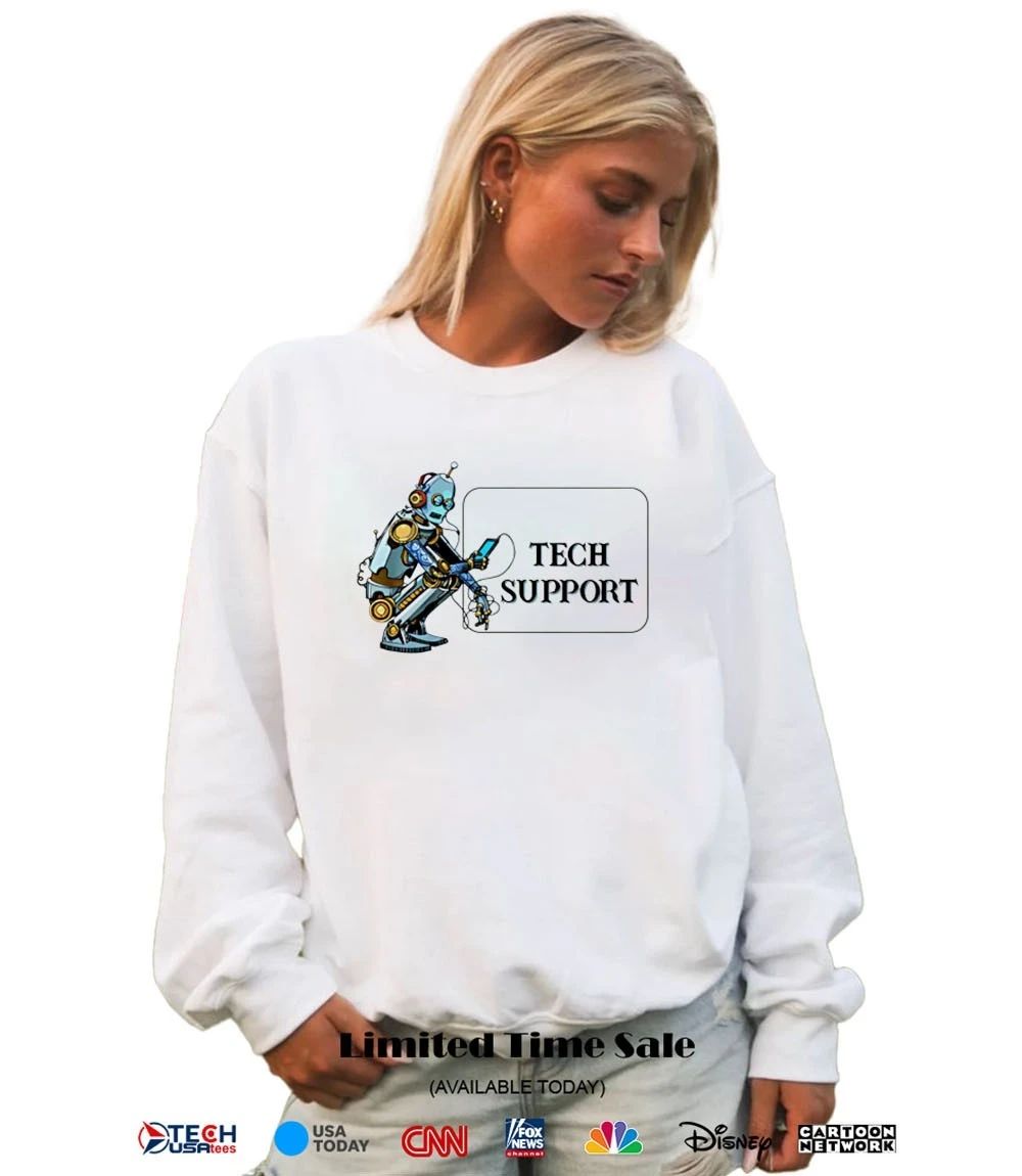Tech Support robot shirt