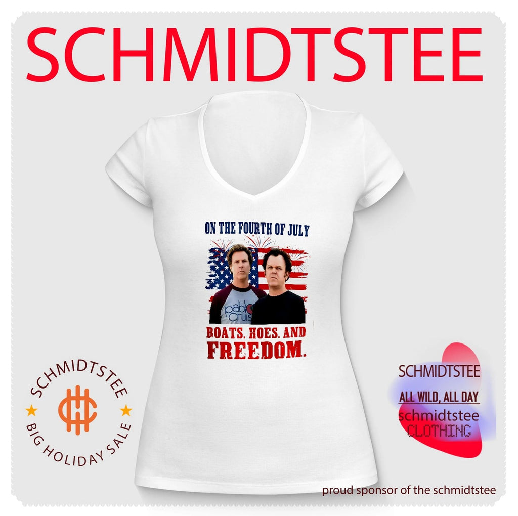 Boats Hoes And Freedom Step Brothers 4th of July shirt