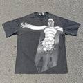 Evangelion Lilith Anime Graphic Streetwear Heavy Cotton T-Shirt Washed