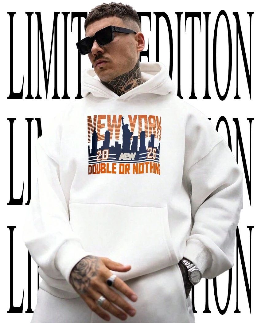 AEW New York Double or Nothing 2026 skyline shirt