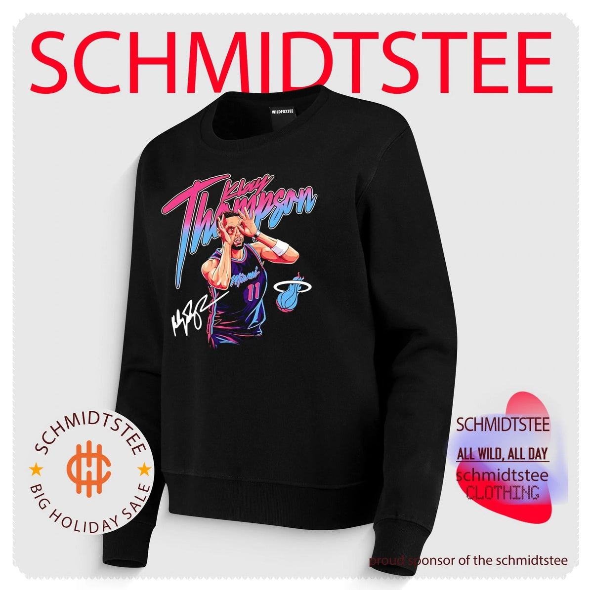 Klay Thompson Miami Heat Three Goggles Signature shirt