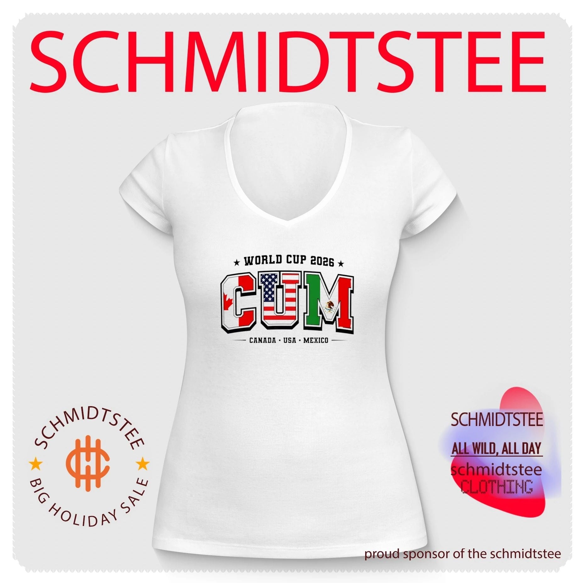 World Cup 2026 CUM Canada Usa Mexico shirt