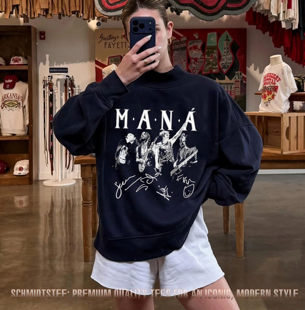 Mana Band Tour signatures shirt
